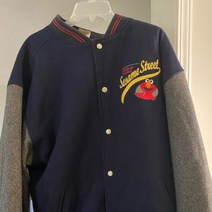 Sesame Street varsity jacket